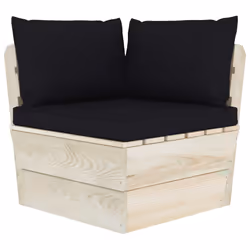 VidaXL 3063355, Bois, Polyester, Adultes et enfants, 600 mm, 600 mm, 650 mm, 6 cm