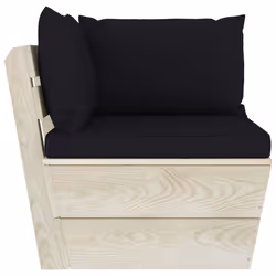 VidaXL 3063355 banc de jardin Bois, Polyester