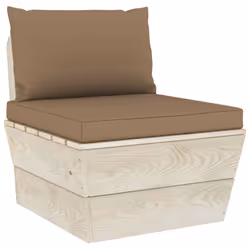 VidaXL 3063356, Bois, Polyester, Adultes et enfants, 600 mm, 600 mm, 650 mm, 6 cm