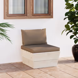 VidaXL 3063356 banc de jardin Bois, Polyester