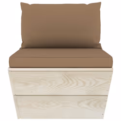 VidaXL 3063356 banc de jardin Bois, Polyester