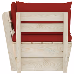 VidaXL 3063357 banc de jardin Bois, Polyester - Vue supplémentaire 4