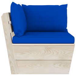 VidaXL 3063358 banc de jardin Bois, Polyester
