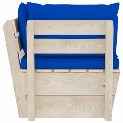 VidaXL 3063358 banc de jardin Bois, Polyester - Vue supplémentaire 4