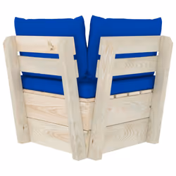 VidaXL 3063358 banc de jardin Bois, Polyester - Vue supplémentaire 5