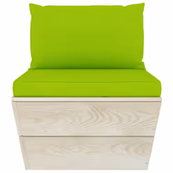 VidaXL 3063359 banc de jardin Bois, Polyester