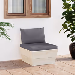 VidaXL 3063360 banc de jardin Bois, Polyester