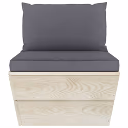 VidaXL 3063360 banc de jardin Bois, Polyester
