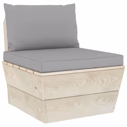 VidaXL 3063361, Bois, Polyester, Adultes et enfants, 600 mm, 600 mm, 650 mm, 6 cm