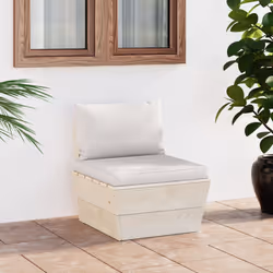 VidaXL 3063362 banc de jardin Bois, Polyester