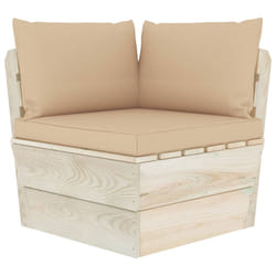 VidaXL 3063363 banc de jardin Bois, Polyester