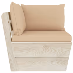 VidaXL 3063363 banc de jardin Bois, Polyester