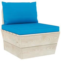 VidaXL 3063364 banc de jardin Bois, Polyester