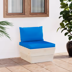 VidaXL 3063364 banc de jardin Bois, Polyester