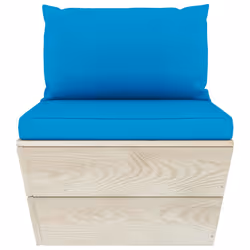 VidaXL 3063364 banc de jardin Bois, Polyester
