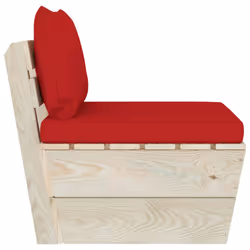 VidaXL 3063366 banc de jardin Bois, Polyester - Vue supplémentaire 4