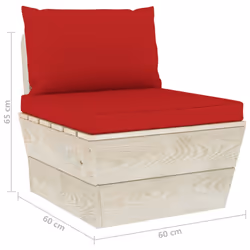 VidaXL 3063366 banc de jardin Bois, Polyester - Vue supplémentaire 7