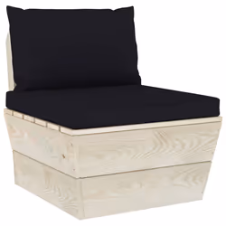 VidaXL 3063367, Bois, Polyester, Adultes et enfants, 600 mm, 600 mm, 650 mm, 6 cm