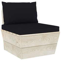 VidaXL 3063367 banc de jardin Bois, Polyester