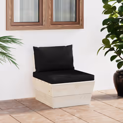 VidaXL 3063367 banc de jardin Bois, Polyester