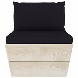 VidaXL 3063367 banc de jardin Bois, Polyester
