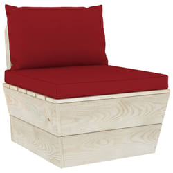 VidaXL 3063369 banc de jardin Bois, Polyester