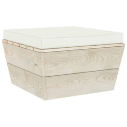 VidaXL 3063374 banc de jardin Bois, Polyester