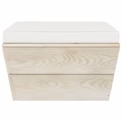 VidaXL 3063374 banc de jardin Bois, Polyester