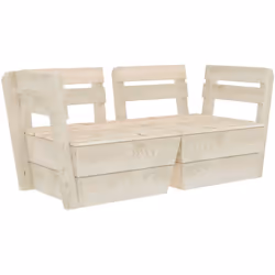 Ce canapé palette à 2 places de jardin à la mode est un excellent choix pour vous détendre, profiter du beau temps, faire une ...