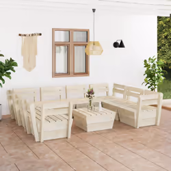 VidaXL 3063726 ensemble de meubles de jardin