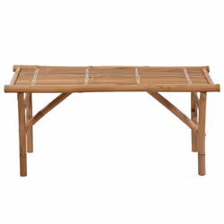 VidaXL 3063850 banc de jardin Bambou