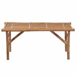 VidaXL 3063854 banc de jardin Bambou