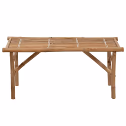 VidaXL 3063864 banc de jardin Bambou