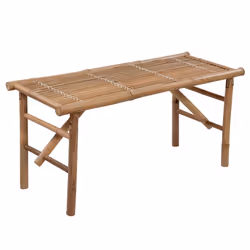 VidaXL 3063865 banc de jardin Bambou