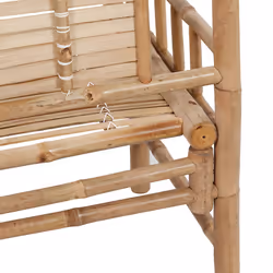 VidaXL 3063892 banc de jardin Bambou - Vue supplémentaire 5