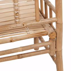 VidaXL 3063897 banc de jardin Bambou - Vue supplémentaire 4