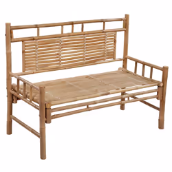 VidaXL 3063901 banc de jardin Bambou - Vue supplémentaire 2