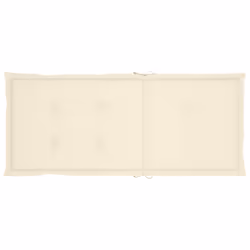 VidaXL 3063905 chaise d'extérieur Terrace Siège rembourré Bambou Crème - Vue supplémentaire 6
