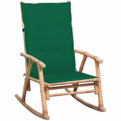 Cette chaise à bascule en bambou est un excellent choix pour vous détendre dans votre jardin ou sur votre véranda. Fabriquée  ...