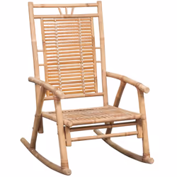 VidaXL 3063910 chaise d'extérieur Terrace Siège rembourré Bambou Noir