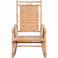 VidaXL 3063910 chaise d'extérieur Terrace Siège rembourré Bambou Noir