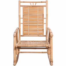 VidaXL 3063911 chaise d'extérieur Terrace Siège rembourré Bambou Taupe