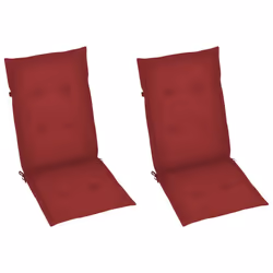 VidaXL 3063912 chaise d'extérieur Terrace Siège rembourré Bambou Rouge - Vue supplémentaire 5