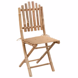 VidaXL 3063990 chaise d'extérieur Terrace Siège rembourré Bambou Beige - Vue supplémentaire 2