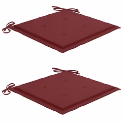 VidaXL 3063996 chaise d'extérieur Terrace Siège rembourré Bambou Rouge - Vue supplémentaire 7