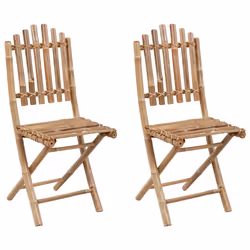 VidaXL 3063998 chaise d'extérieur Terrace Siège rembourré Bambou Vert