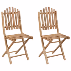 VidaXL 3064004 chaise d'extérieur Terrace Siège rembourré Bambou Crème