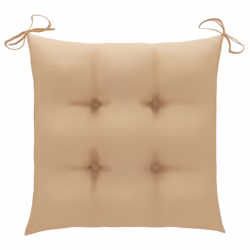 VidaXL 3064005 chaise d'extérieur Terrace Siège rembourré Bambou Beige - Vue supplémentaire 8