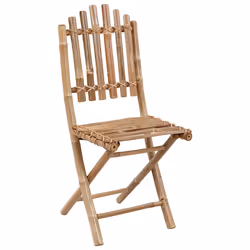 VidaXL 3064009 chaise d'extérieur Terrace Siège rembourré Bambou Noir