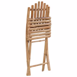 VidaXL 3064012 chaise d'extérieur Terrace Siège rembourré Bambou Bleu - Vue supplémentaire 5